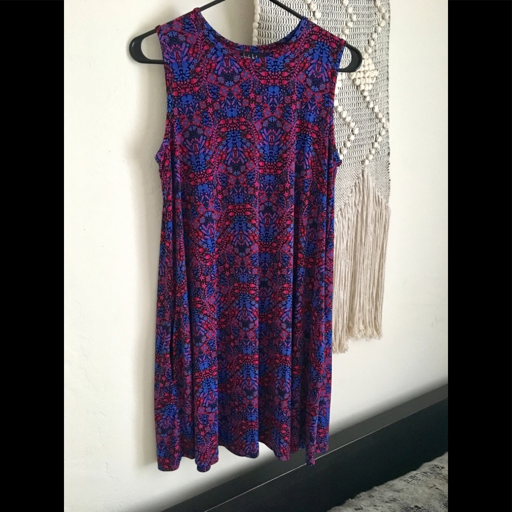 Nicole Miller Swing floral mini dress with pockets